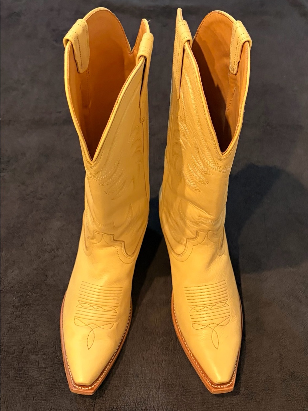 Tecovas Annie Marigold Snip Toe Cowgirl Boots 8B - Picture 4 of 9